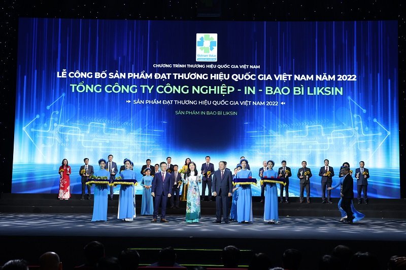 Liksin nhận biểu tượng thương hiệu quốc gia năm 2022